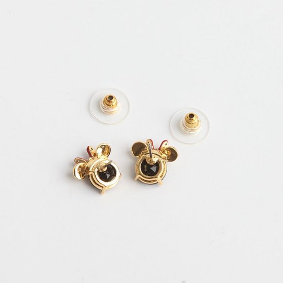 BRAND NEW KATE SPADE NEW YORK X DISNEY MINNIE BLACK/GOLD STUD - Picture 3 of 5